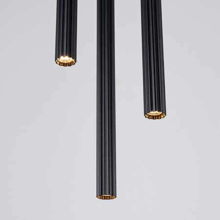 Sollux Lighting Lampa wisząca ARCHE 3P czarna SL.1341