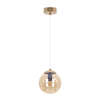 Lampa wisząca Kaja GRAND K-5410 złoty, bursztynowy