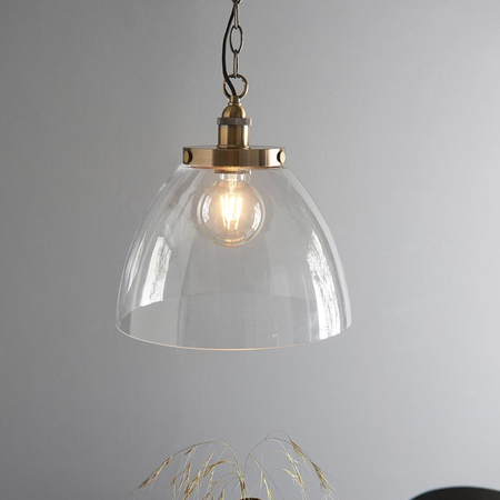 Lampa wisząca Endon Lighting Hansen Grand 102926 mosiądz
