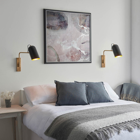 Kinkiet Endon Lighting Navren 93145 mosiądz