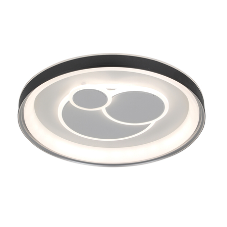 Plafon Italux Florina PLF-54205-BK-WH Czarny, biały