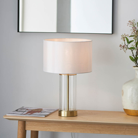 Lampa stołowa Endon Lighting Lessina 98810 mosiądz