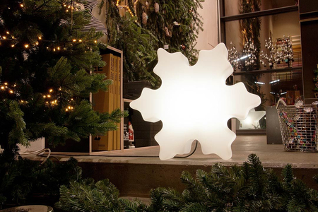 Śnieżynka LED Lampa zewnętrzna ogrodowa 2700K RGB Ø60cm 32436L biały