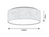 Lampa sufitowa Rabalux Otilia 3308 kremowy