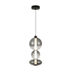 Lampa wisząca Italux Sonte PND-24352V-24W-BK-SG Czarny mat