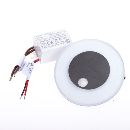 Eko-Light Oczko OTI Barwa Ciepła 3000K EKS1061 BIAŁY / SREBRNY