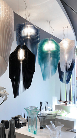 Lampa wisząca Slamp AVIA L - WHITE FADE L AVISL00WHF01T00000EU biały