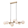 Lampa wisząca Italux Mirellio PND-66463-8-HB Miodowy mosiężny