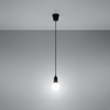 Sollux Lighting Lampa wisząca DIEGO 1 czarna SL.0572