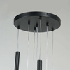 Lampa wisząca Lungo 7xG9 czarna LP-894/7P BK