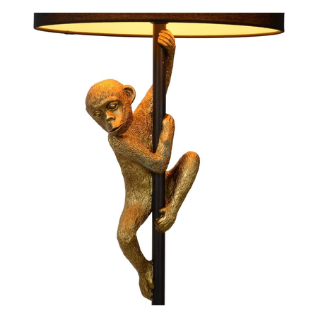Lampa podłogowa Lucide EXTRAVAGANZA CHIMP 10702/81/30 czarny/złoty