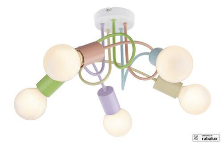 Lampa wewnętrzna Rabalux Linett 6340 wielokolorowy