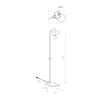 Lampa podłogowa MONO Nowodvorski 7704 biały