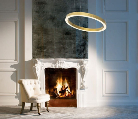 Lampa wisząca Maxlight LUXURY P0377D złoty
