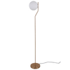 Lampa podłogowa Italux Carimi  FL-3300-1-HBR Mosiężny miodowy