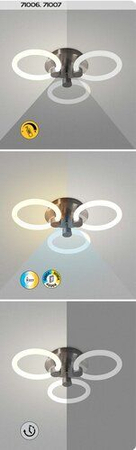 Lampa sufitowa Rabalux Sotiris 71006 czarny matowy