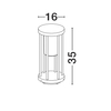 Lampa ogrodowa Luces Exclusivas MONTIVA LE75172 antracyt
