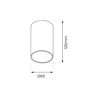 Milagro Oprawa Ricky Downlight Złoty 1xGU10 ML0688 ZŁOTY