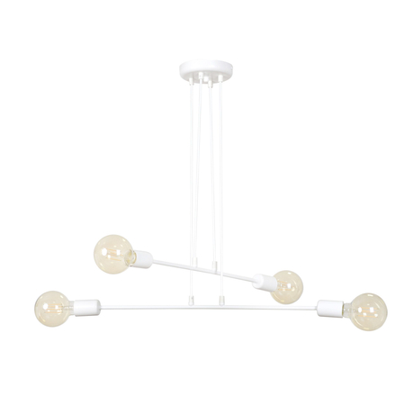 Lampa wisząca MULTIPO 4 WHITE Emibig 697/4 biały