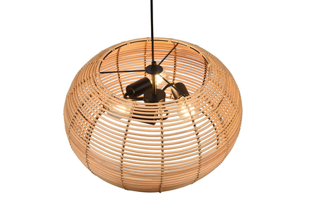 Lampa wisząca Trio 312200336 drewniany