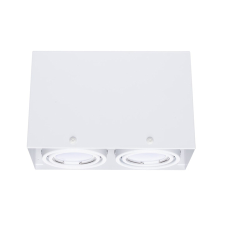 Milagro Lampa Sufitowa Blocco Biały 2x7W GU10 Led ML478 BIAŁY