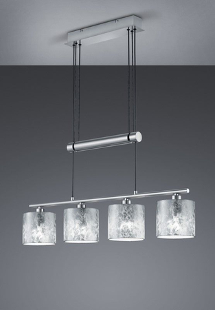 Lampa wisząca Trio 305400489 srebrny