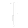 Kinkiet FOURTY WALL XL Nowodvorski 10759 czarny