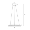 Lampa wisząca Maxlight P0493 złoty