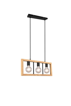 Lampa wisząca Trio 313800332 drewniany