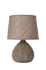 Lampa stołowa Lucide RAMZI brązowy 47506/81/43