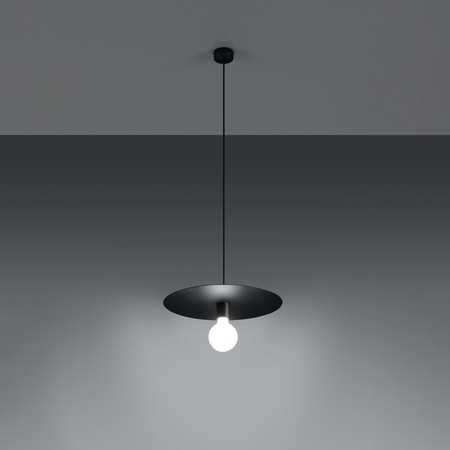 Sollux Lighting Lampa wisząca FLAVIO czarna SL.0853