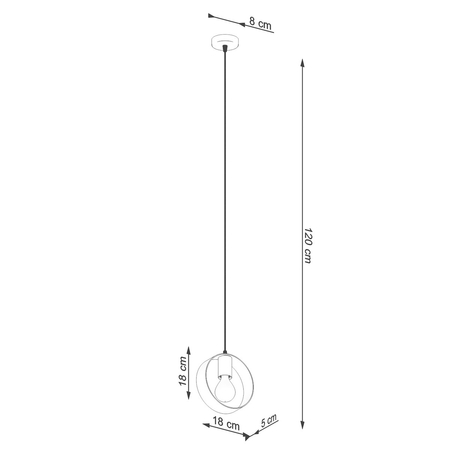 Sollux Lighting Lampa wisząca TITRAN 3 biała SL.1138