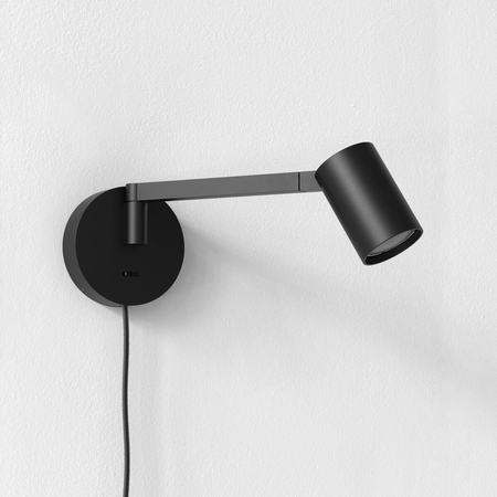 Kinkiet Astro Ascoli Swing Plug In 1286138 Matowy Czarny