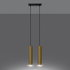Sollux Lighting Lampa Wisząca LAGOS 2 złoty połysk SL.1241