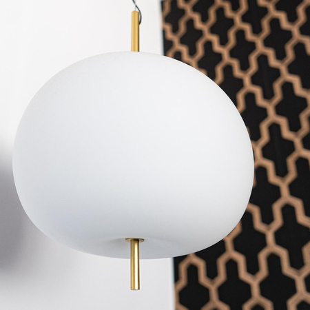 Złota lampa wisząca LED Apple P