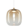 Milagro Lampa wisząca VASO 2 AMBER 4W ML1402 ZŁOTY