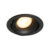Oczko Italux Oker DL-26260-GU10-BK Czarny piaskowany