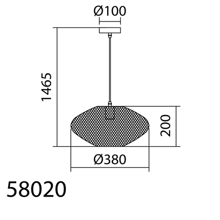 Lampa wisząca ALAN biały Ø37cm 1xE27
