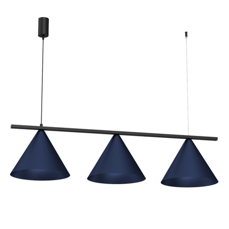 Milagro Lampa wisząca CAPITAL BLACK/NAVY BLUE 3XGX53 MLP1532 Niebieski
