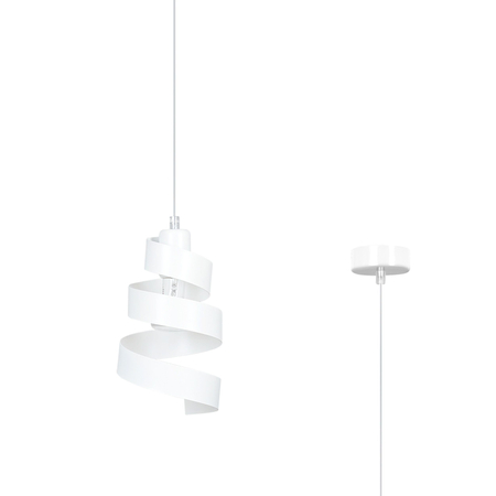 Lampa wisząca SAGA 1 WHITE Emibig 351/1 biały