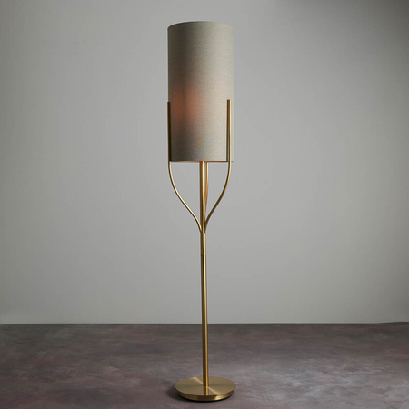 Endon Lighting Lampa podłogowa 95466 mosiądz