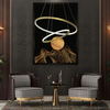 Milagro Lampa wisząca HOOP GOLD 51W LED ML1546 ZŁOTY