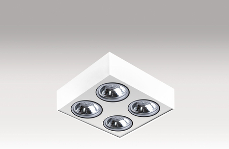 Lampa sufitowa PAULO 4 12V WHITE/WHITE Azzardo AZ1799 biały