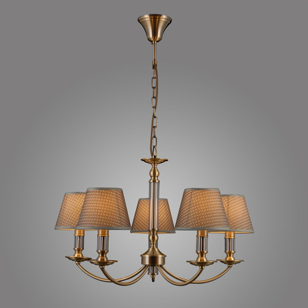 Lampa wisząca Italux Zanobi PND-43272-5 Brąz antyczny