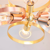 Lampa sufitowa Endon Lighting Hoop 91935 mosiądz