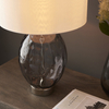 Lampa stołowa Endon Lighting Elin Dimple 99581 nikiel