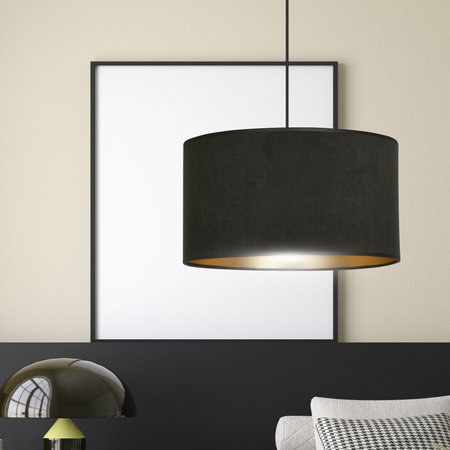 Lampa wisząca HILDE 1 BL BLACK Emibig 1054/1 czarny