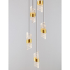Lampa wisząca Luces Exclusivas LE44351 złoty i odcienie złota