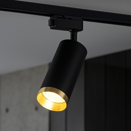 Milagro Oprawa Mica Track Czarny + Złoty 1xGU10 ML2092 CZARNY