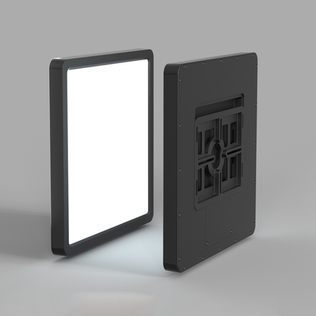 Plafon Italux PLF-83625-300S-24W-BL Czarny